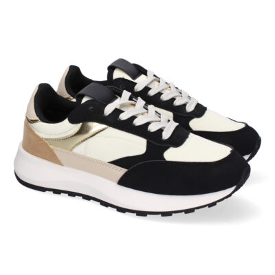 Zapatillas Planas Deportivas de Mujer Casual, Puntera Redonda