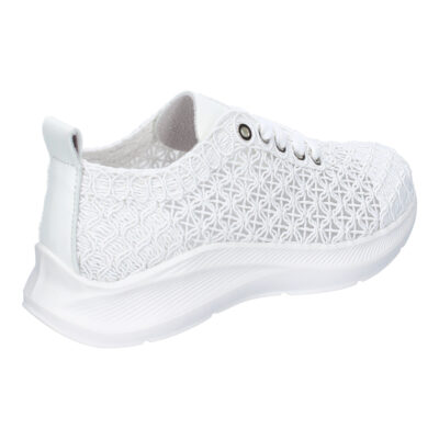 Zapatillas Casual para Mujer, Comodas y Elegantes, Diseño Moderno Bordado con Cierre de Cordones - Imagen 4
