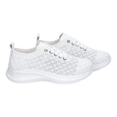 Zapatillas Casual para Mujer, Comodas y Elegantes, Diseño Moderno Bordado con Cierre de Cordones - Imagen 5