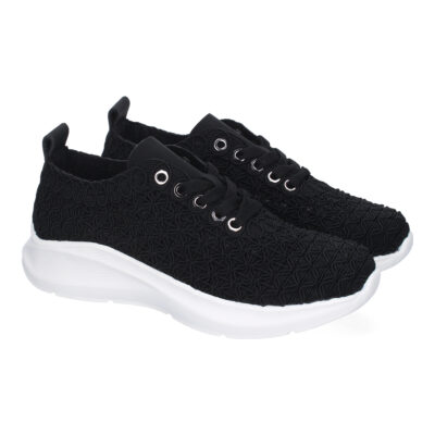Zapatillas Casual para Mujer, Comodas y Elegantes, Diseño Moderno Bordado con Cierre de Cordones