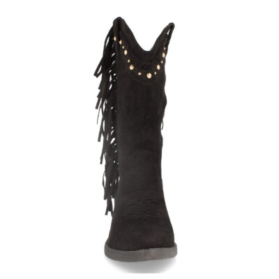 Botin de Mujer con Tacon Campero y Flecos - Imagen 3