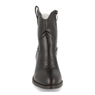 Botin Campero con Tacon Bordado y Cremallera - Imagen 3