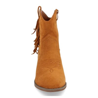 Botin de Tacon con Flecos Bordado y Cremallera - Imagen 3