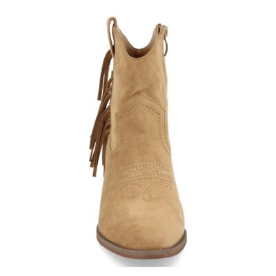 Botin de Tacon con Flecos Bordado y Cremallera - Imagen 3