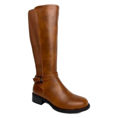 Bota de Tacón con Elástico y Hebilla - Imagen 2