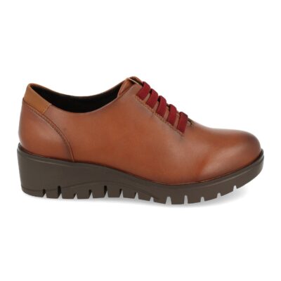 Zapato de Cuña con Cordones Elasticos