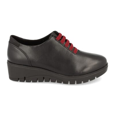 Zapato de Cuña con Cordones Elasticos