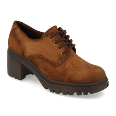 Zapato con Tacon Estilo Blucher con Cordones - Imagen 2