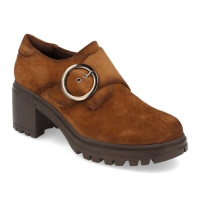 Zapato con Tacon Estilo Blucher con Hebilla - Imagen 2