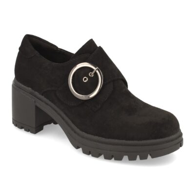 Zapato con Tacon Estilo Blucher con Hebilla - Imagen 2