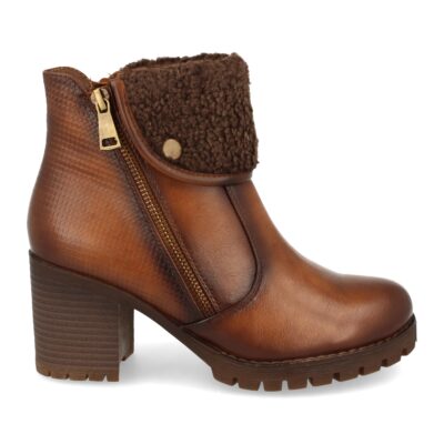 Botin de Tacon con Forrado y Cremallera