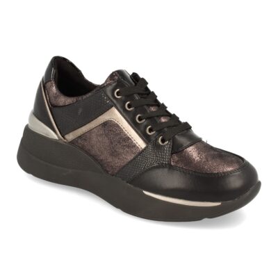 Zapatillas de Mujer con Estampado y Cordones - Imagen 2