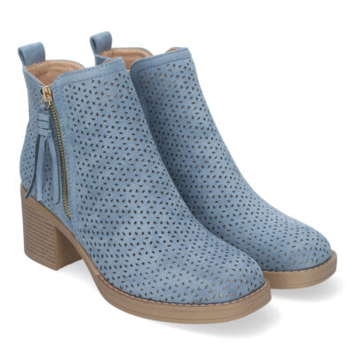 Botines de Mujer Elegantes y Comodos con Tacón Ancho