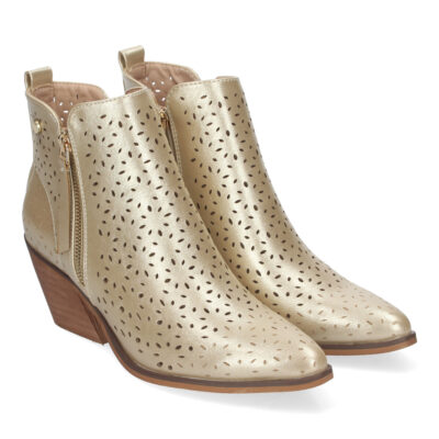 Botines de Tacón Campero para Mujer Elegantes y Comodos