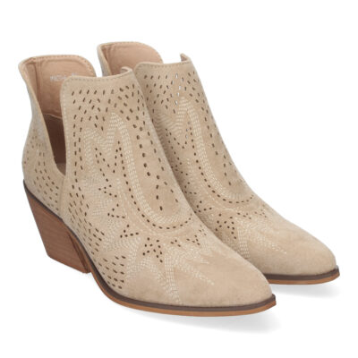 Botines de Tacón Campero para Mujer Elegantes y Comodos