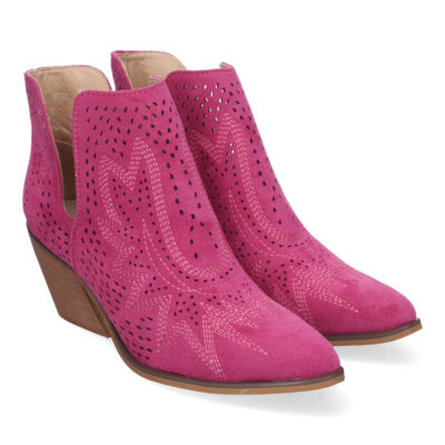 Botines de Tacón Campero para Mujer Elegantes y Comodos