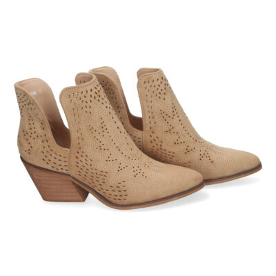 Botines de Tacón Campero para Mujer Elegantes y Comodos - Imagen 5