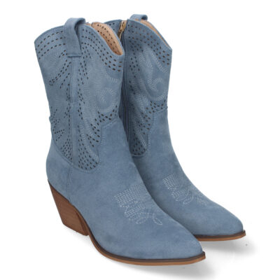 Botín de Tacón Campero para Mujer, Estilo Vaquero, Elegantes