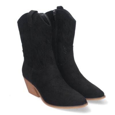 Botín de Tacón Campero para Mujer, Estilo Vaquero, Elegantes