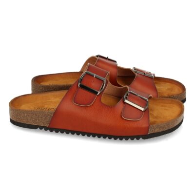 Sandalia Plana Anatomica con Hebillas