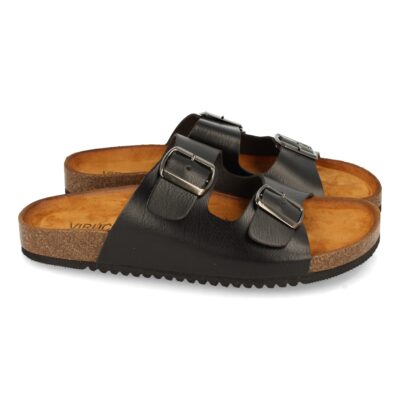 Sandalia Plana Anatomica con Hebillas