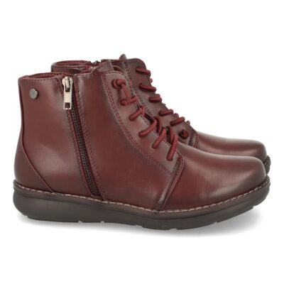 Botin Plano con Cremallera y Cordon