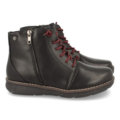 Botin Plano con Cremallera y Cordon