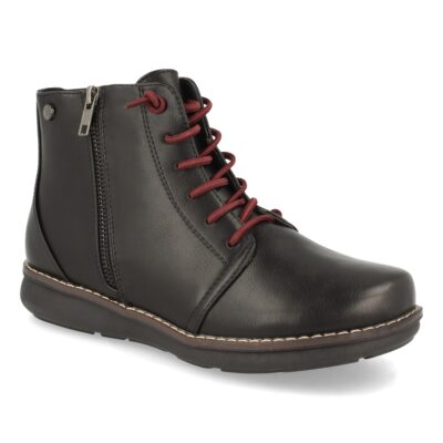 Botin Plano con Cremallera y Cordon - Imagen 3