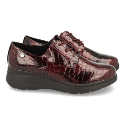 Zapato Plano con Estampado y Cordones