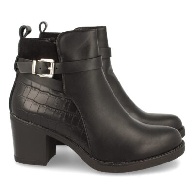Botin de Tacon con Cremallera