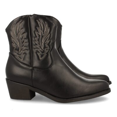 Botin de Tacon con Grabado en Caña