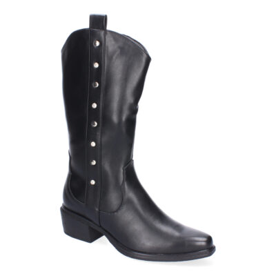 Bota de Mujer, Estilo Campero con Detalles de Tachuelas - Imagen 3