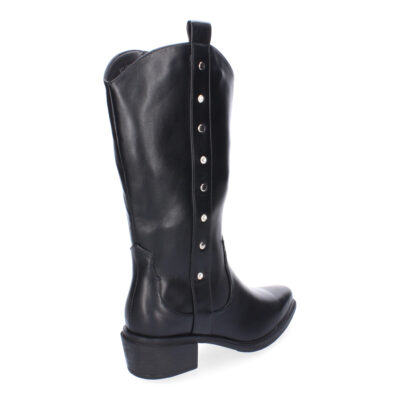 Bota de Mujer, Estilo Campero con Detalles de Tachuelas - Imagen 4