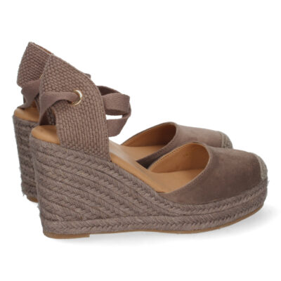 Sandalia de Cuña con Yute y Cordones - Imagen 4