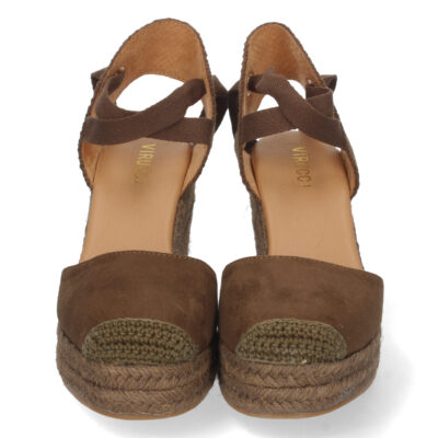 Sandalia de Cuña con Yute y Cordones - Imagen 3
