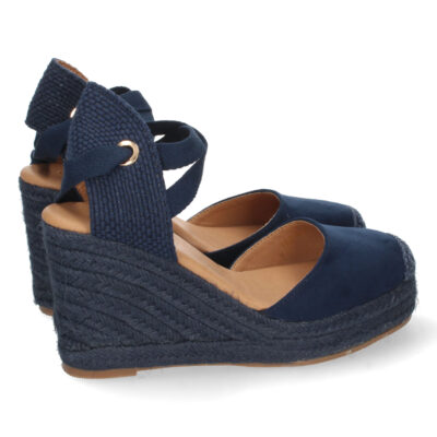 Sandalia de Cuña con Yute y Cordones - Imagen 4