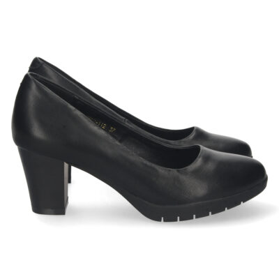 Zapato de Tacon con Punta Redonda