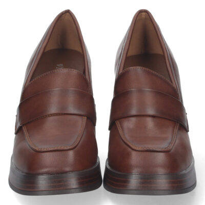 Zapato de Tacon Alto con Estapado Liso - Imagen 3