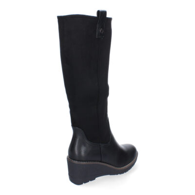 Botas de Cuña para Mujer, Elegantes y Comodas, de Caña Alta, Puntera Redonda - Imagen 4