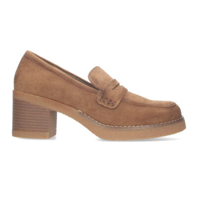 Mocasines Lisos de Tacon Medio para Mujer - Imagen 2