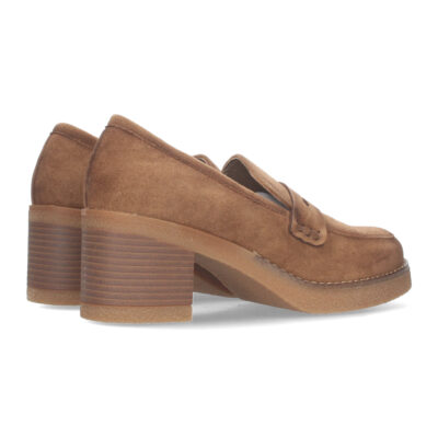 Mocasines Lisos de Tacon Medio para Mujer - Imagen 5
