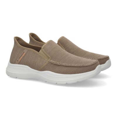 Zapatiilas deportivas comodas para hombre, con cierre elastico, diseño moderno y ligero
