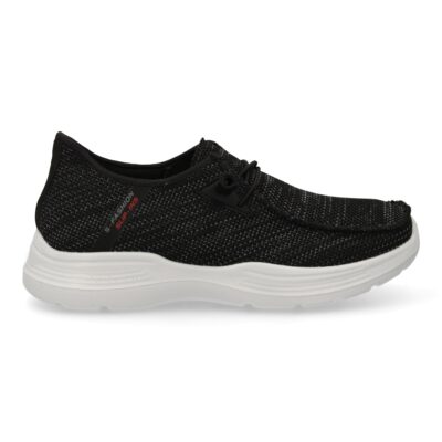 Zapatiilas deportivas comodas y ligeras para hombre, con cierre de cordones elasticos - Imagen 2