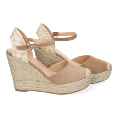 Sandalia de Cuña de Yute para Mujer, Comodas y Elegantes, Diseño Moderno con Punta Bordada - Imagen 5