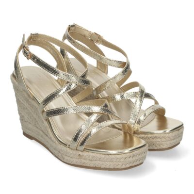 Sandalias de Cuña para Mujer con Tiras Cruzadas, Elegantes y Confortables - Imagen 2