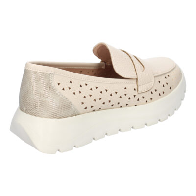 Mocasin Plano de Mujer, Comodo y Ligero, Diseño Calado, Suela Dentada y Adorno en la Pala - Imagen 4