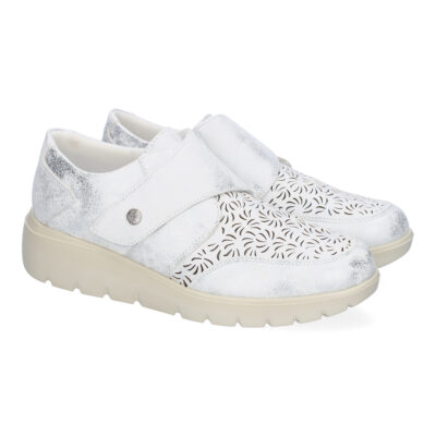 Zapatillas Casual de Mujer, Diseño Moderno y Elegante Calado, Comodas con Cierre de Velcro