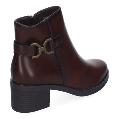 Botines de Tacón para Mujer, Comodos y Eleganes, Adorno Metalico - Imagen 4