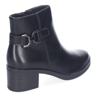 Botines de Tacón para Mujer, Comodos y Eleganes, Adorno Metalico - Imagen 4