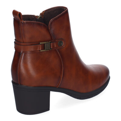 Botines de Tacón para Mujer, Comodos y Eleganes, Adorno Metalico - Imagen 4